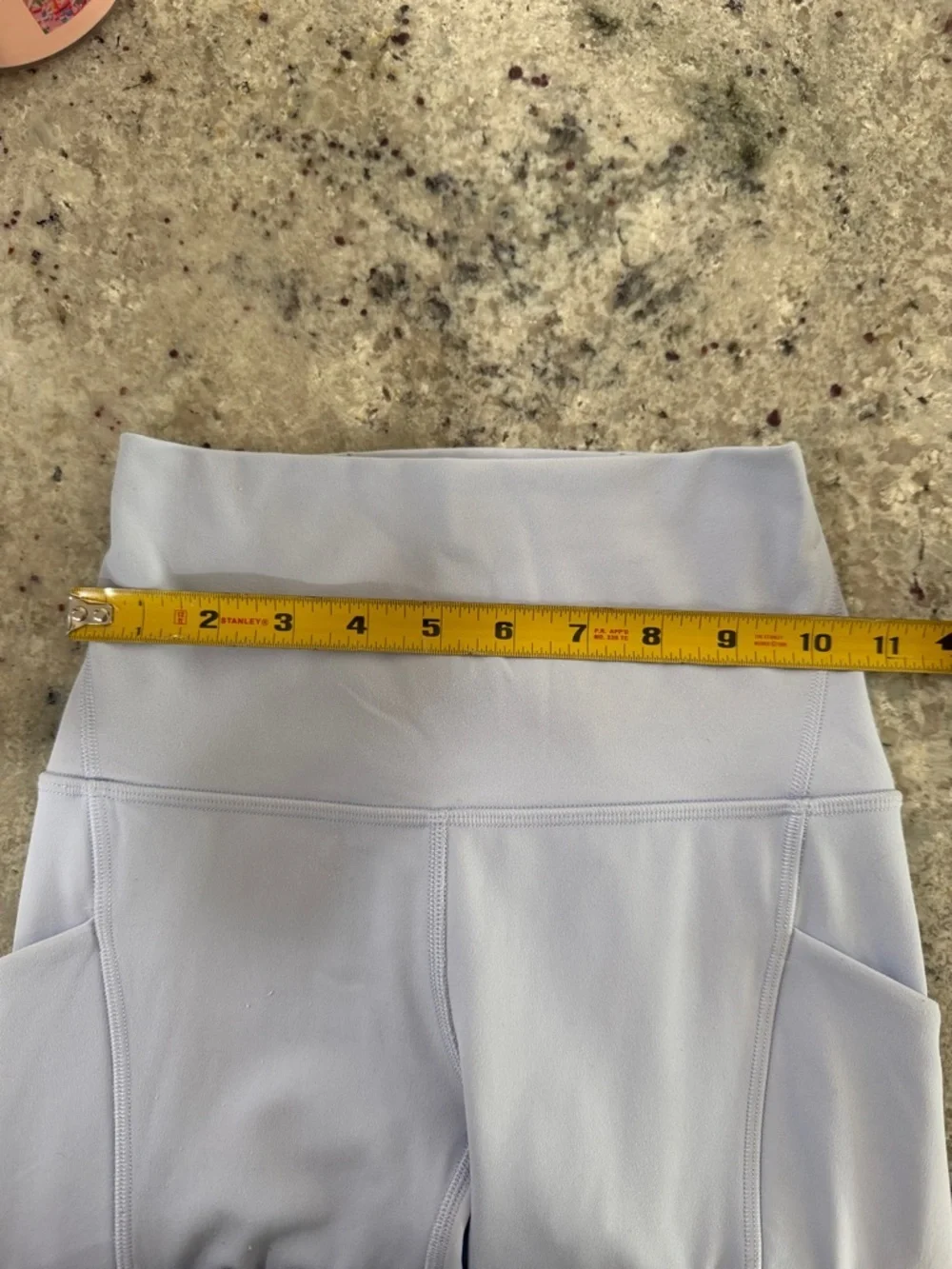 Lululemon Align High-Rise Crop Leggings Capri Pockets Pastel Blue Purple Size 2
